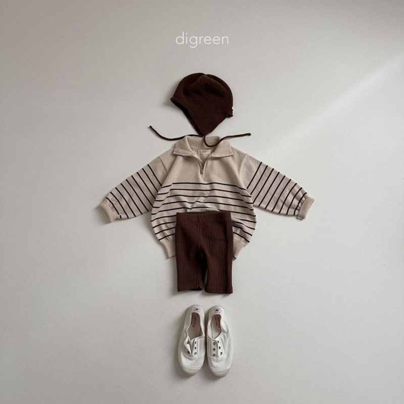 Digreen - Korean Children Fashion - #toddlerclothing - Half Open Knit Pullover - 9