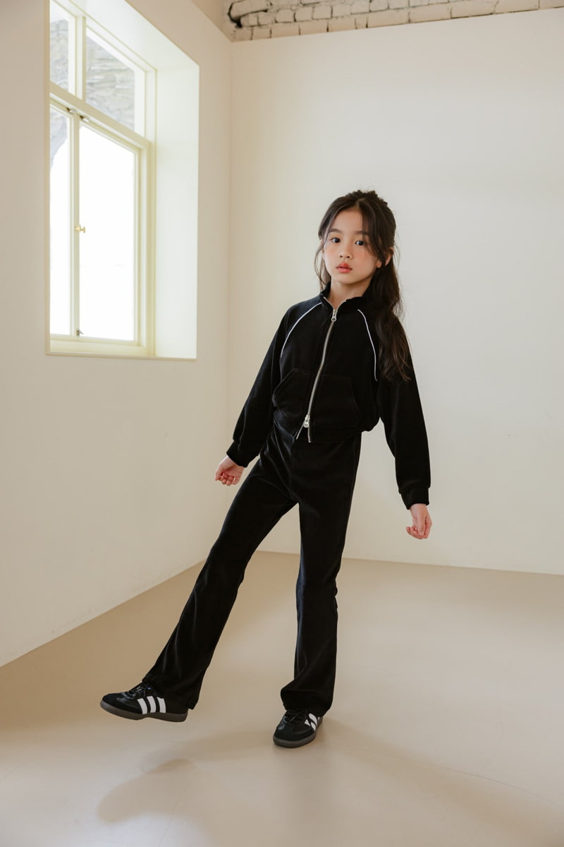 Dore Dore - Korean Children Fashion - #Kfashion4kids - Veloure Bootscut Pants - 9