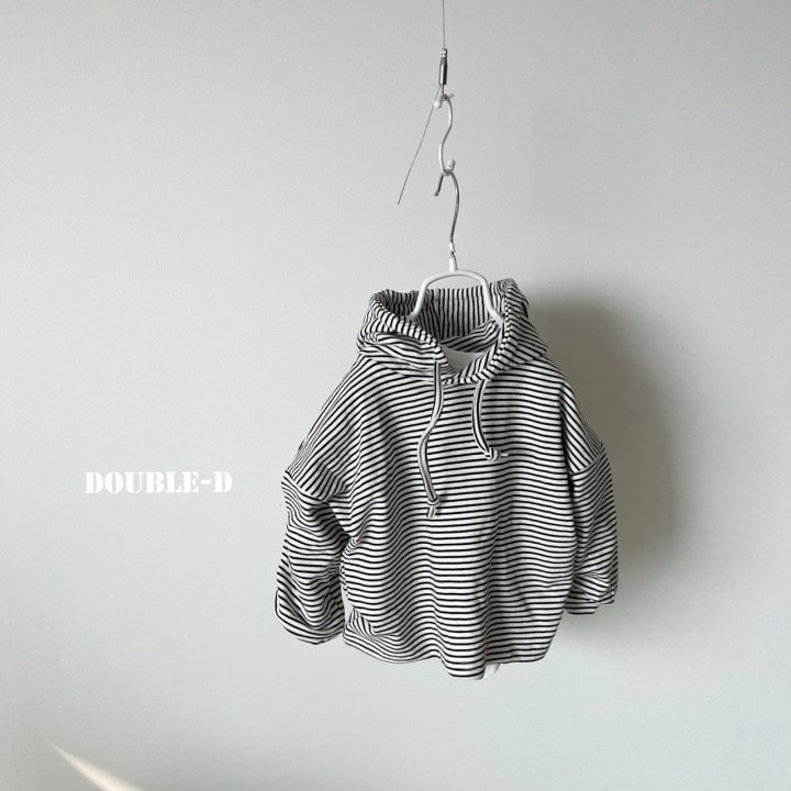 Doubled - Korean Children Fashion - #designkidswear - Stripe Hoodie - 4