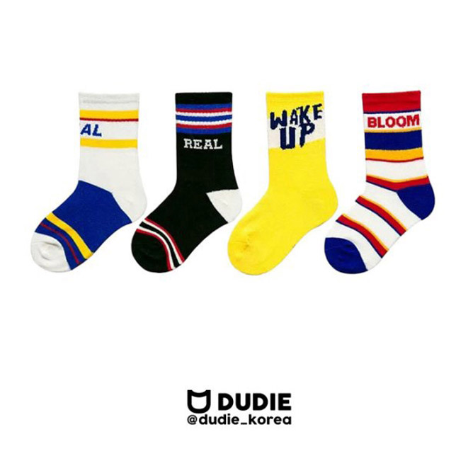 Dudie - Korean Children Fashion - #childofig - Wake Up Socks
