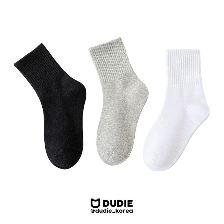 Dudie - Korean Children Fashion - #childrensboutique - Simple Socks