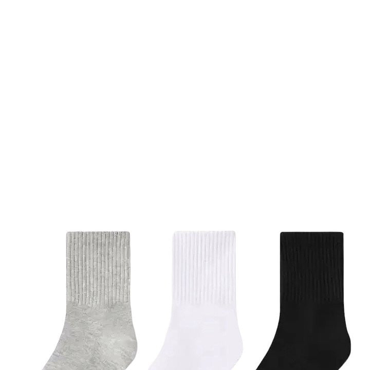 Dudie - Korean Children Fashion - #discoveringself - Simple Socks - 4