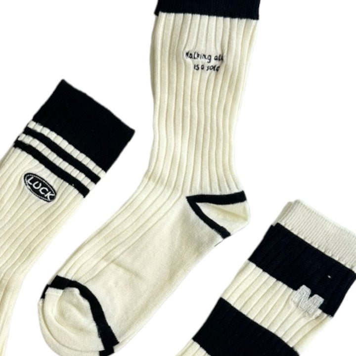 Dudie - Korean Children Fashion - #stylishchildhood - Bping Socks - 12