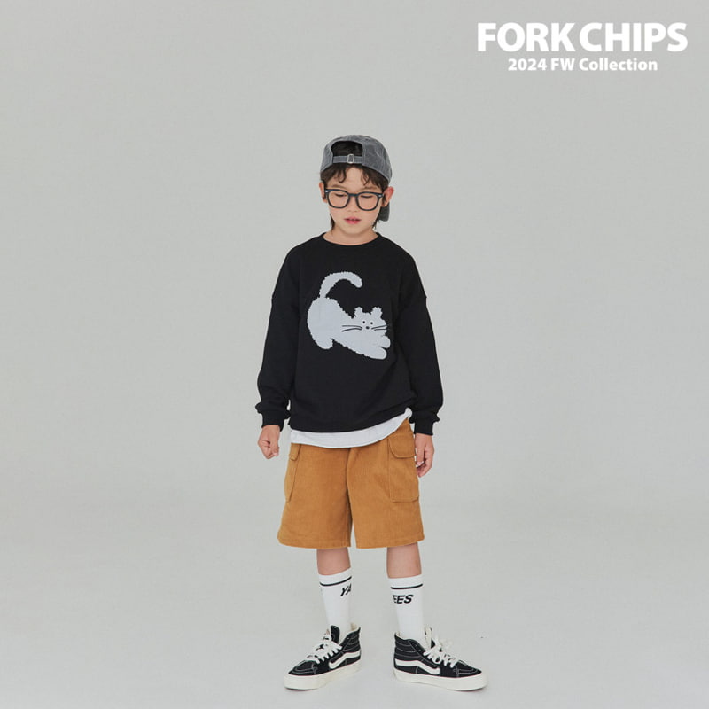 Fork Chips - Korean Children Fashion - #Kfashion4kids - Cats Sweatshirts - 5