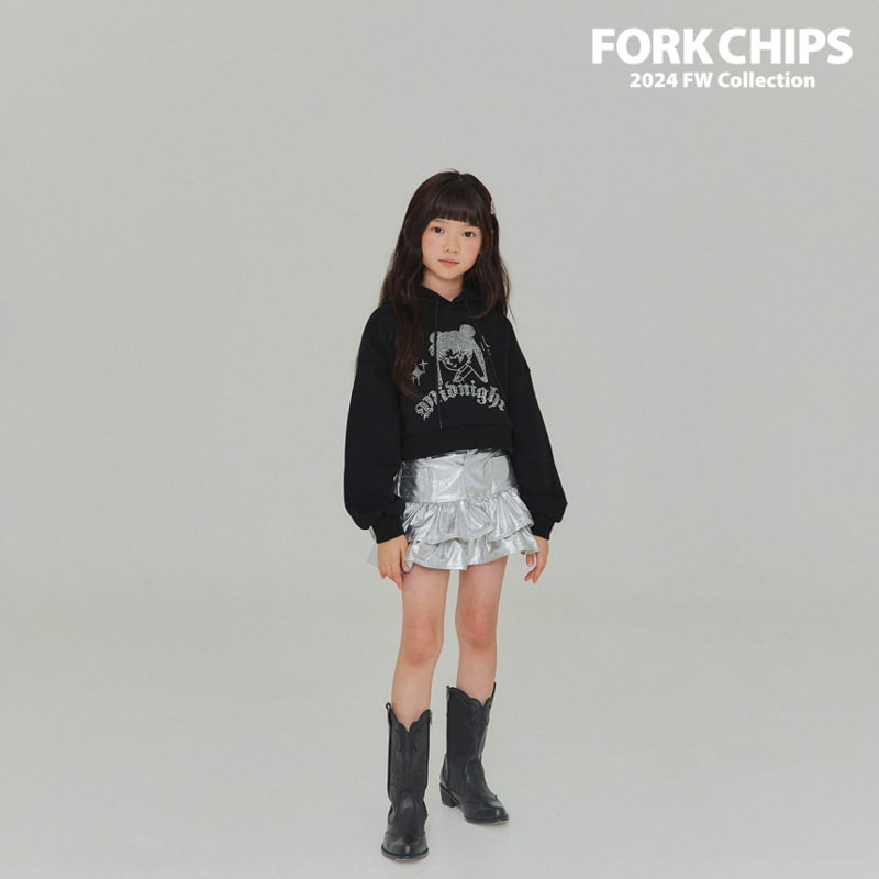Fork Chips - Korean Children Fashion - #designkidswear - Midnight Hood Top - 7