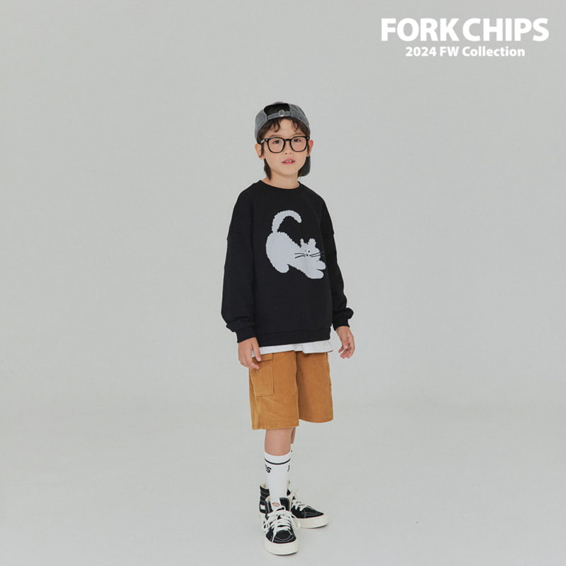 Fork Chips - Korean Children Fashion - #todddlerfashion - Cats Sweatshirts - 10