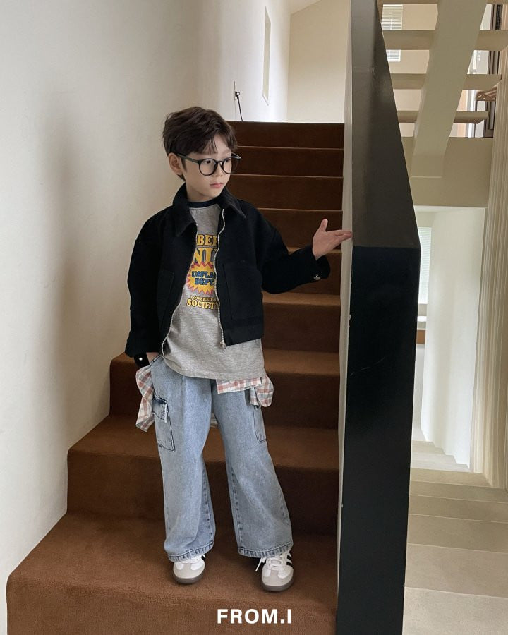 From I - Korean Children Fashion - #discoveringself - Member Raglan Tee - 6
