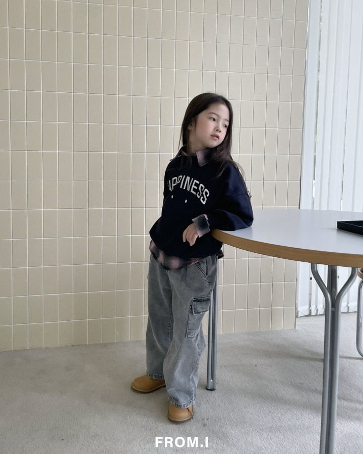 From I - Korean Children Fashion - #prettylittlegirls - Happiness Sweatshirts - 10