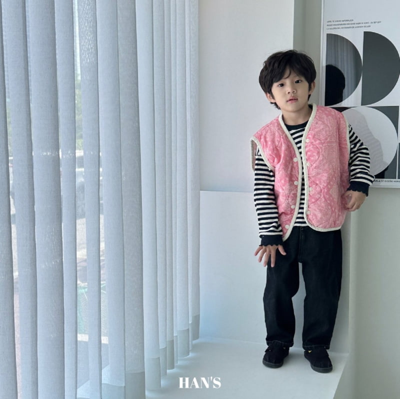Han's - Korean Children Fashion - #childrensboutique - Waffle Stripe Tee - 9