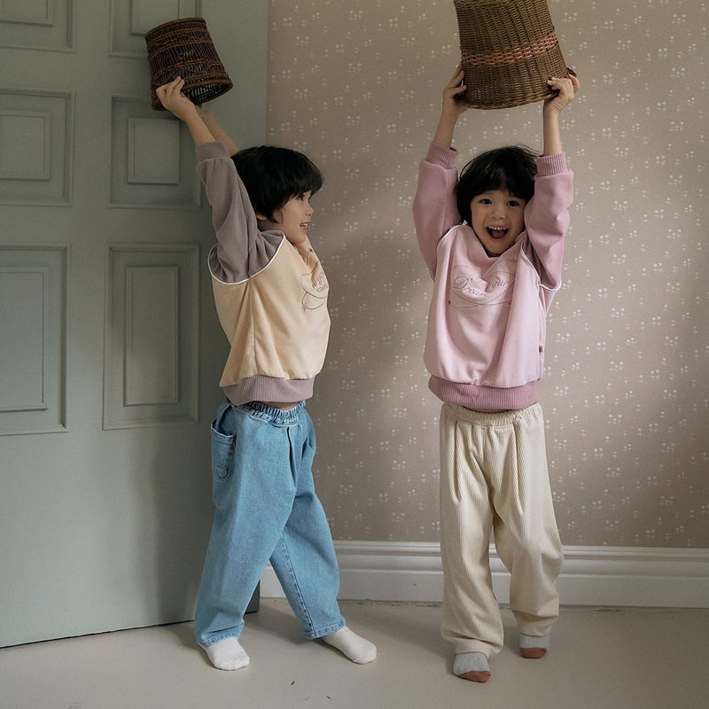 Here I Am - Korean Children Fashion - #childofig - Wild Span Denim Pants