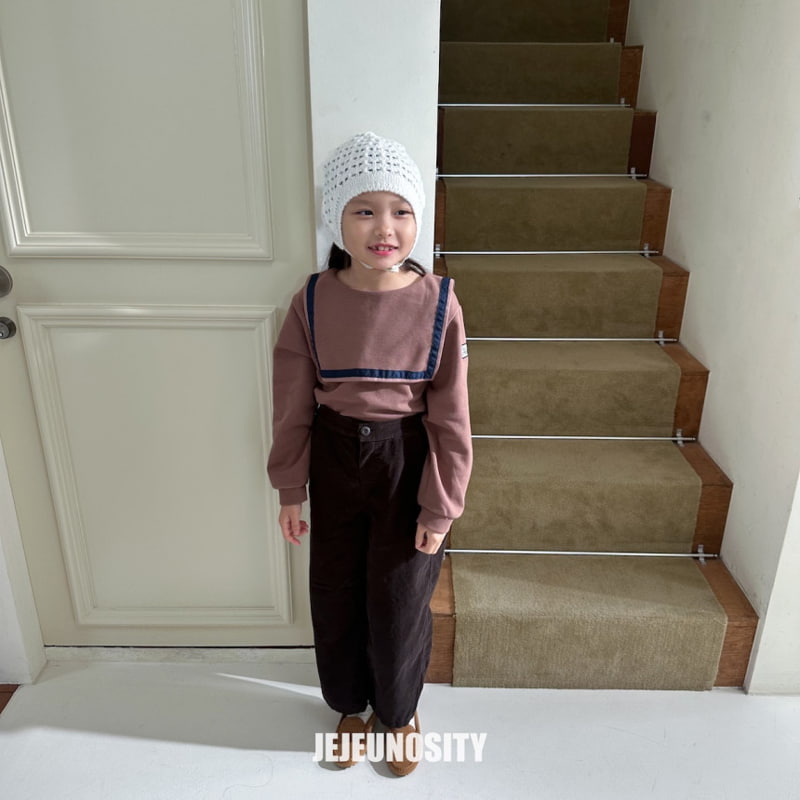 Jejeunosity - Korean Children Fashion - #Kfashion4kids - Golden Corduroy Pants