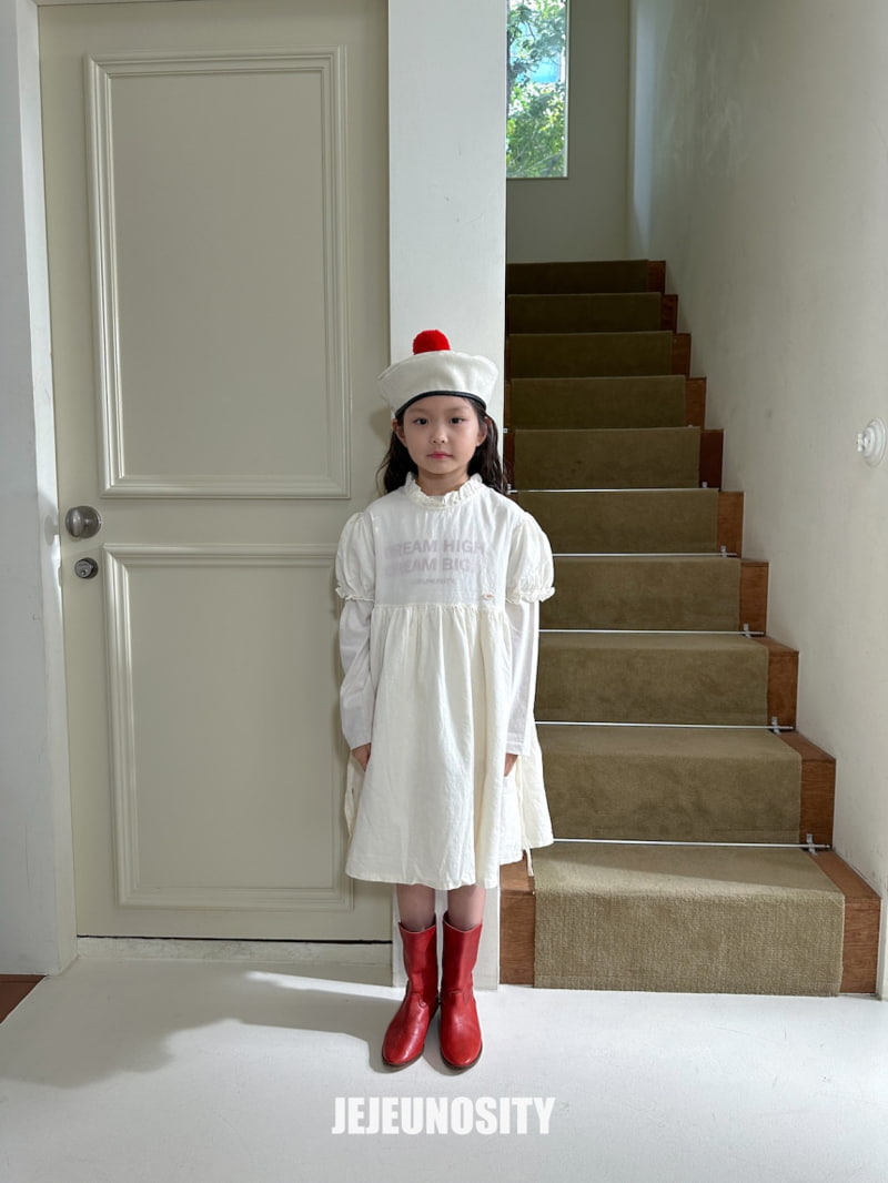 Jejeunosity - Korean Children Fashion - #toddlerclothing - Love Peach One-piece - 3
