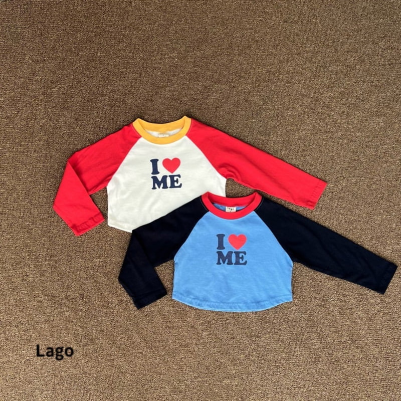 Lago - Korean Children Fashion - #discoveringself - Love Me Raglan Tee