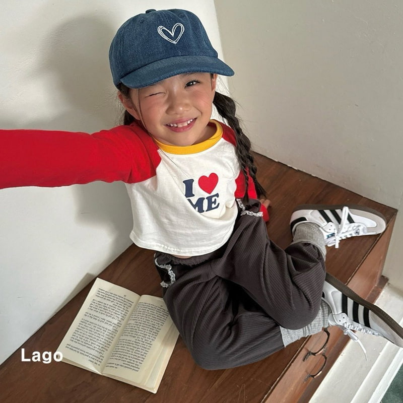 Lago - Korean Children Fashion - #fashionkids - Love Me Raglan Tee - 2