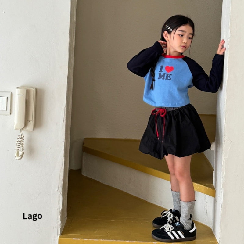 Lago - Korean Children Fashion - #kidsshorts - Love Me Raglan Tee - 4