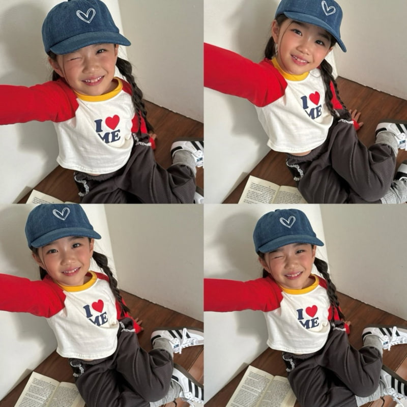 Lago - Korean Children Fashion - #todddlerfashion - Love Me Raglan Tee - 11