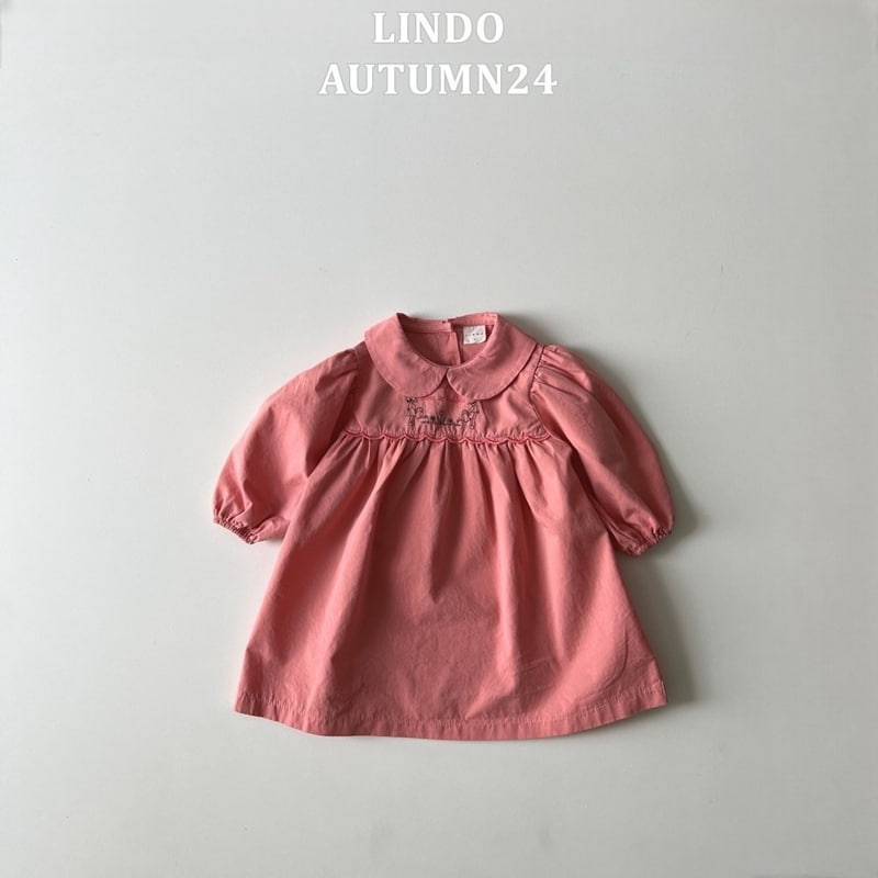 Lindo - Korean Children Fashion - #kidzfashiontrend - Avec Embroidery One-piece - 5