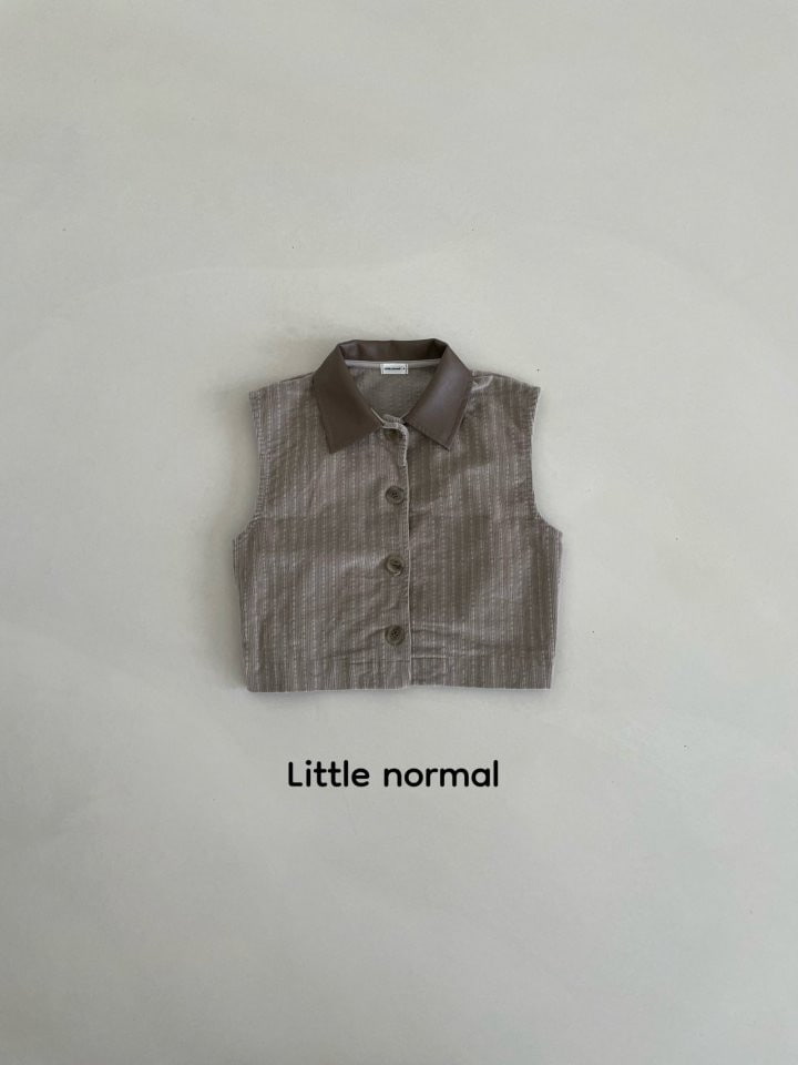 Little Normal - Korean Children Fashion - #childofig - Under Corduroy Vest - 4