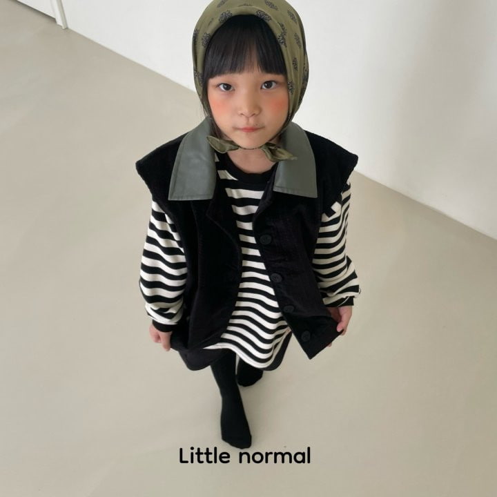 Little Normal - Korean Children Fashion - #littlefashionista - Under Corduroy Vest - 12