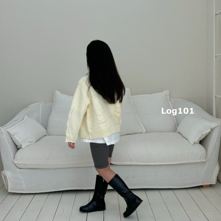 Log101 - Korean Children Fashion - #kidsshorts - Stripe Short Leggings - 9