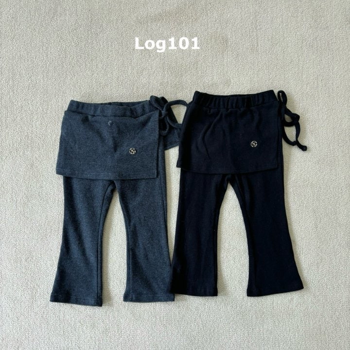 Log101 - Korean Children Fashion - #prettylittlegirls - Lina Wrap Bootscut Pants