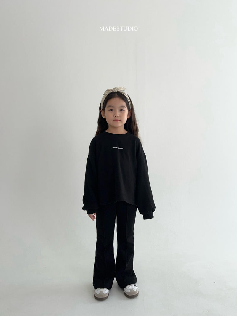Made Studio - Korean Children Fashion - #prettylittlegirls - Crop Tee - 3