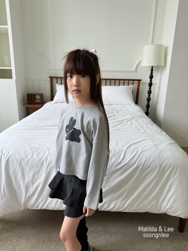 Matilda & Lee - Korean Children Fashion - #kidzfashiontrend - Rabbit Crop Tee - 5