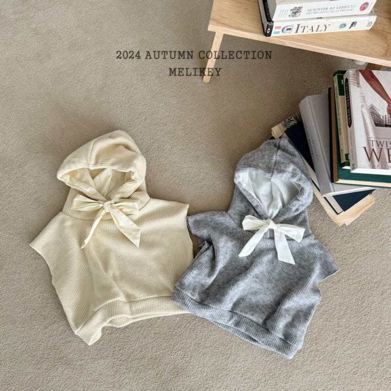 Melikey - Korean Children Fashion - #Kfashion4kids - Knit Hood Vest