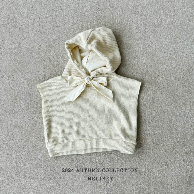 Melikey - Korean Children Fashion - #childrensboutique - Knit Hood Vest - 8