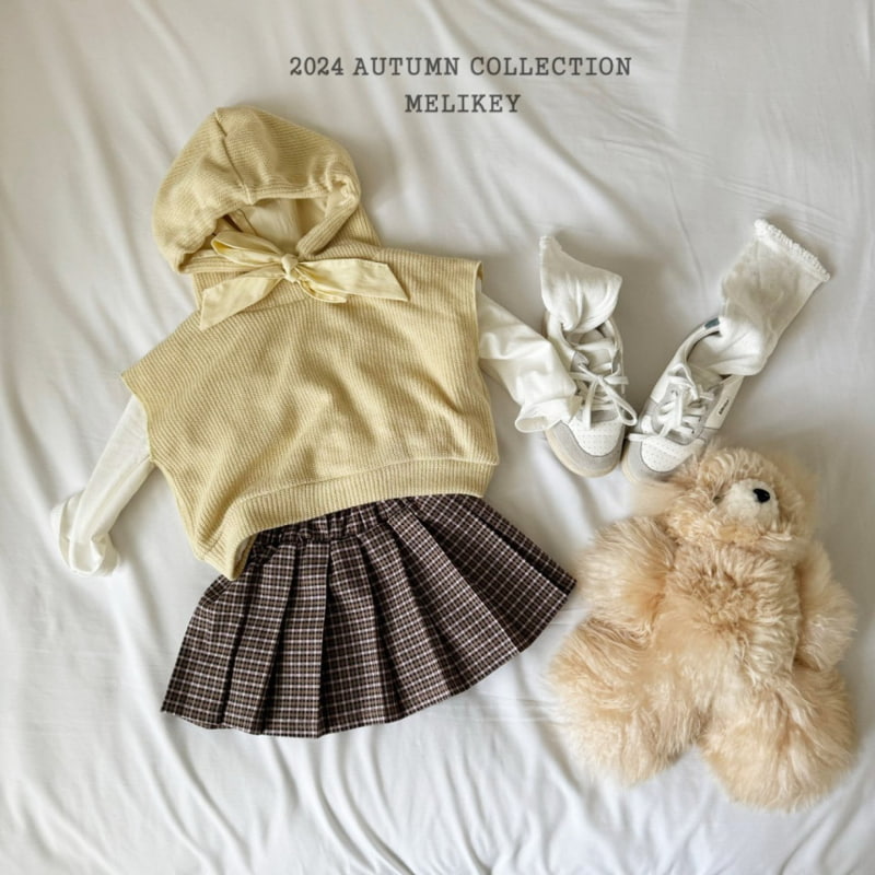 Melikey - Korean Children Fashion - #designkidswear - Knit Hood Vest - 9