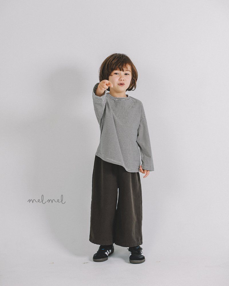 Melmel - Korean Children Fashion - #prettylittlegirls - Wide Ankle Pants - 10