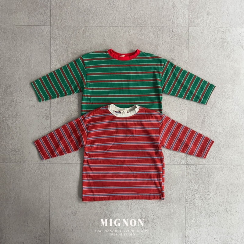Mignon - Korean Children Fashion - #childofig - Merry Stripe Tee