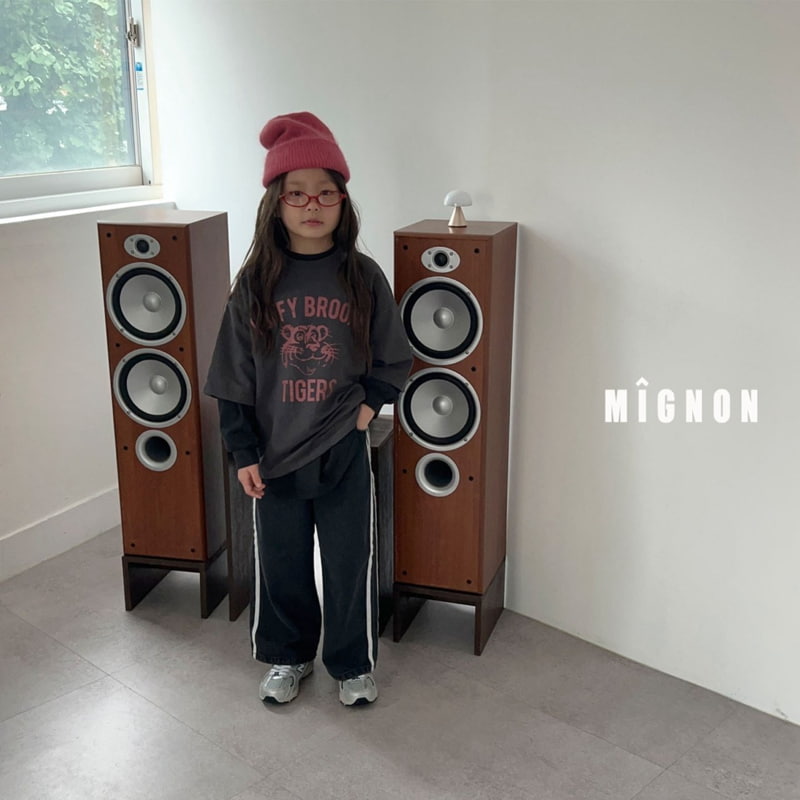 Mignon - Korean Children Fashion - #stylishchildhood - Overfit Tiger Tee with Mom - 11