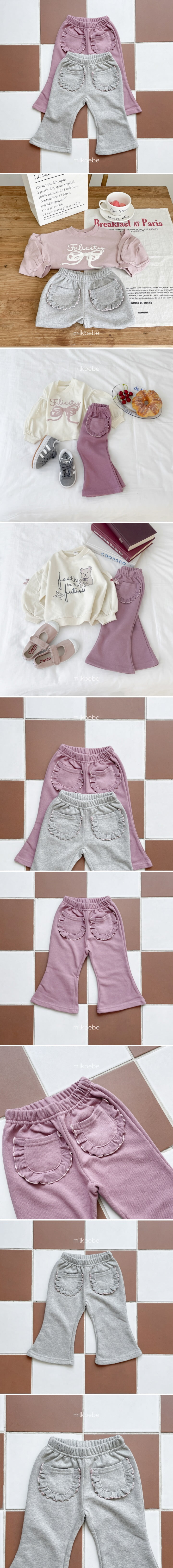 Milk Bebe - Korean Children Fashion - #Kfashion4kids - Miu Bootscut Pants