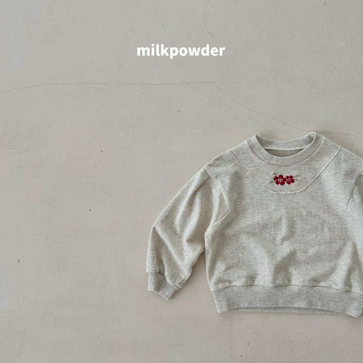 Milk Powder - Korean Children Fashion - #childrensboutique - Embroidery Sweatshirts - 8