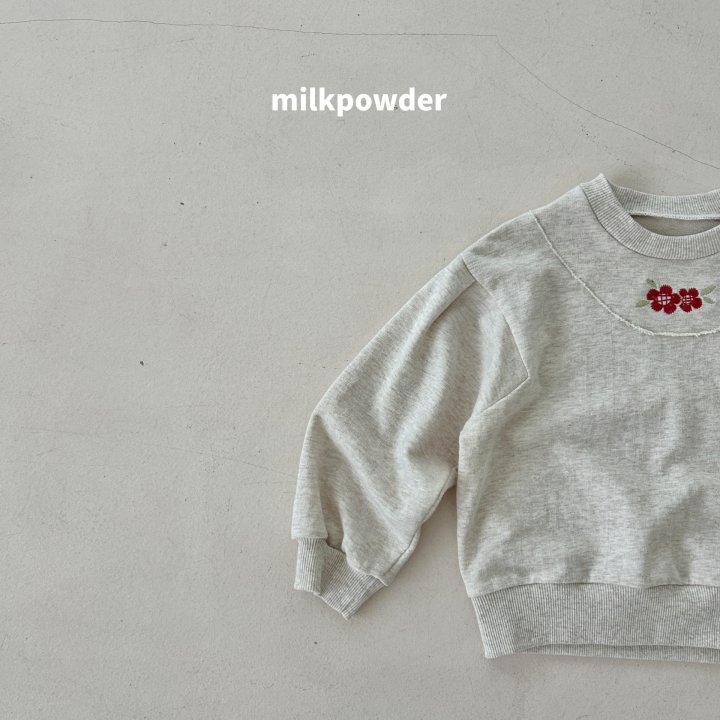 Milk Powder - Korean Children Fashion - #fashionkids - Embroidery Sweatshirts - 11