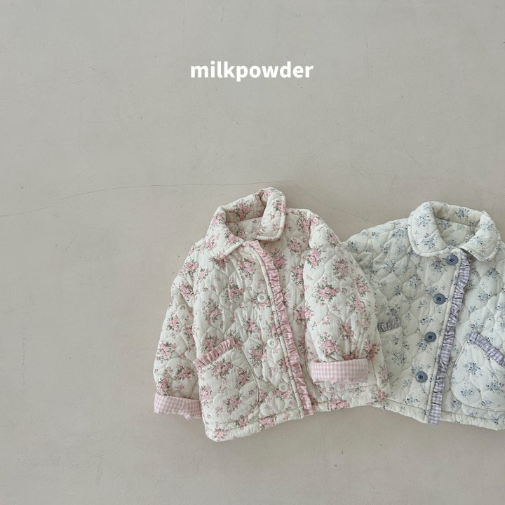 Milk Powder - Korean Children Fashion - #littlefashionista - Peach Padding Jumper - 3