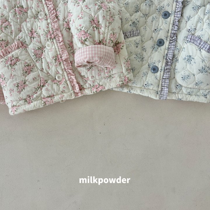 Milk Powder - Korean Children Fashion - #minifashionista - Peach Padding Jumper - 5