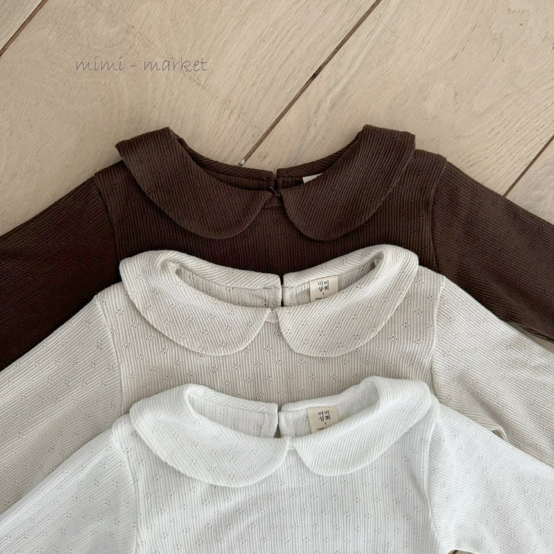 Mimi Market - Korean Baby Fashion - #babyclothing - Eve Collar Tee
