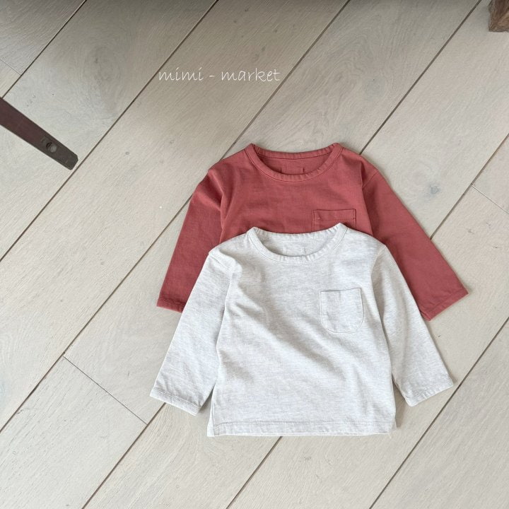 Mimi Market - Korean Baby Fashion - #babyfever - Pocket Tee - 6