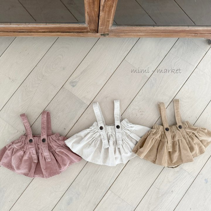 Mimi Market - Korean Baby Fashion - #babyoninstagram - Corduroy Cancan Skirt