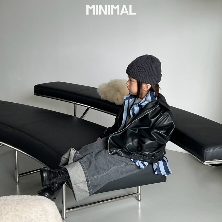 Minimal - Korean Children Fashion - #Kfashion4kids - Leather Boy Jumper - 7