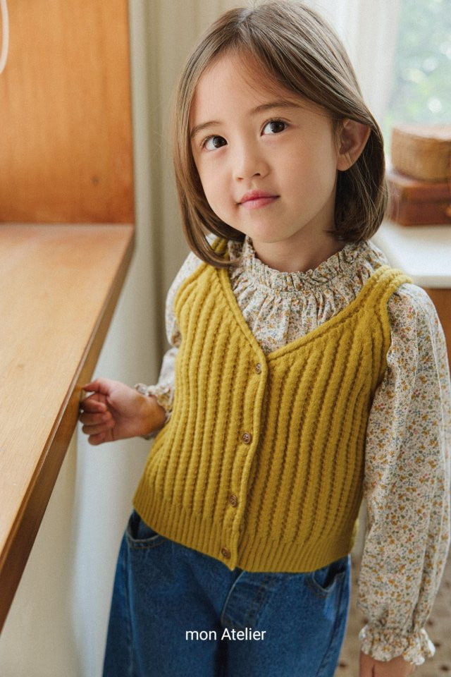 Mon Atelier - Korean Children Fashion - #childofig - Sunup Vest - 4