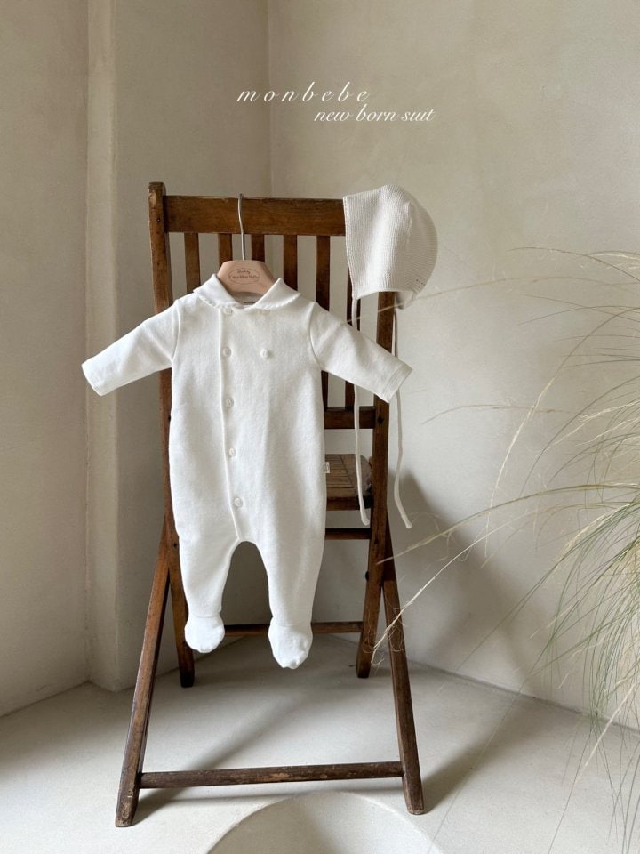Monbebe - Korean Baby Fashion - #babyoninstagram - Newborn Hamil Bodysuit - 9