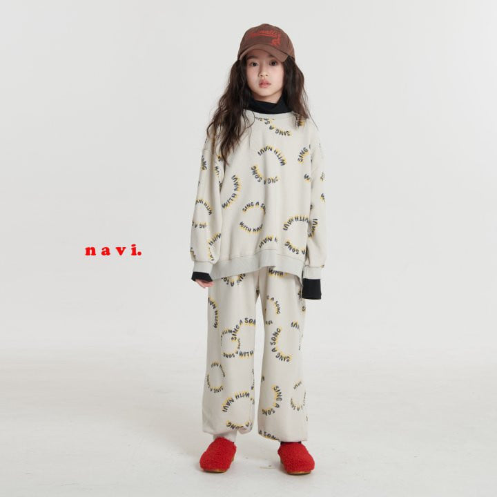 Navi - Korean Children Fashion - #designkidswear - Circle Sweatshirts
