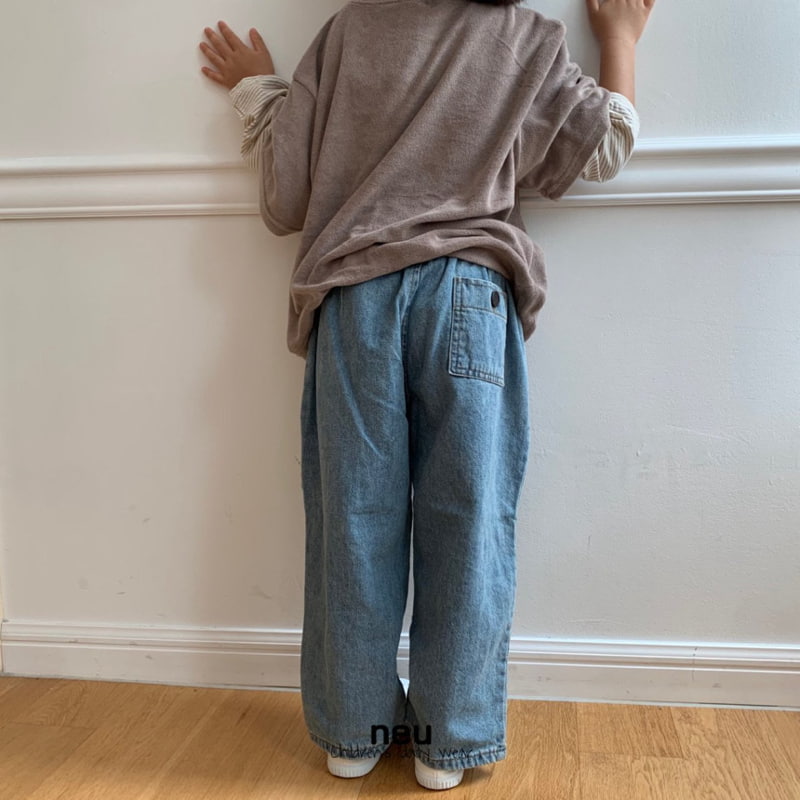 Neu - Korean Children Fashion - #fashionkids - Avang Denim Pants - 5