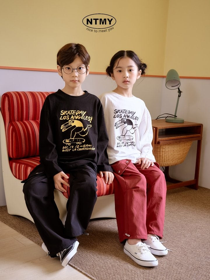 Nice To Meet You - Korean Children Fashion - #fashionkids - Skate Tee - 8