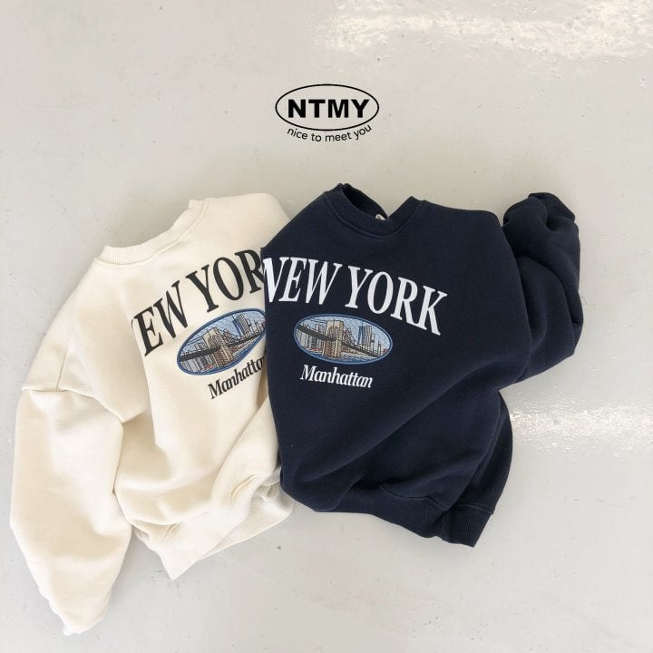 Nice To Meet You - Korean Children Fashion - #kidsshorts - New York Sweatshirts - 10