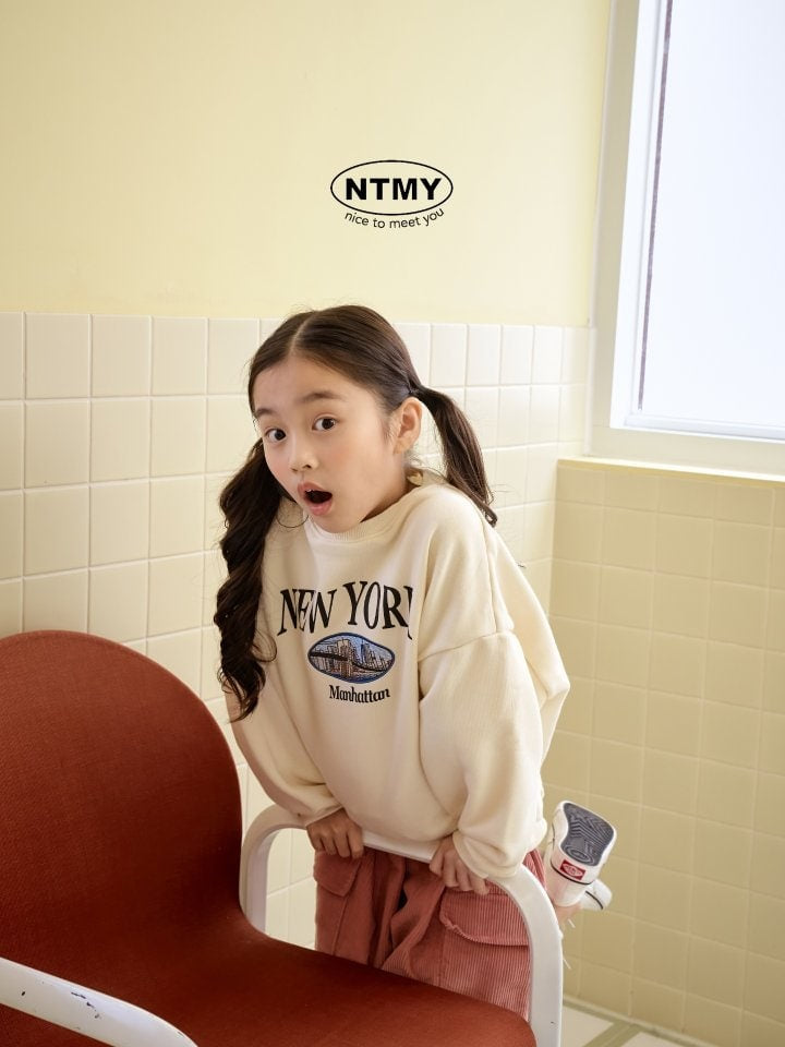 Nice To Meet You - Korean Children Fashion - #toddlerclothing - New York Sweatshirts - 3