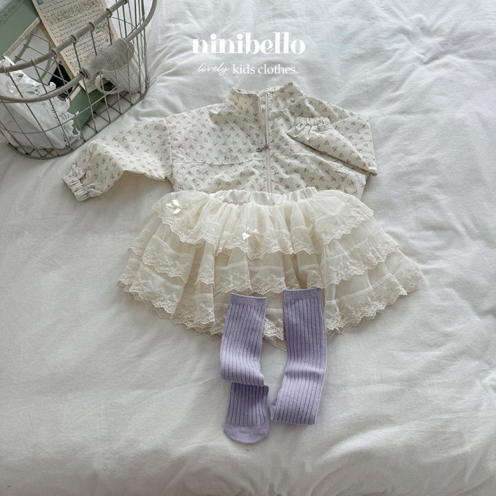 Ninibello - Korean Children Fashion - #childofig - Muse Lace Cha Skirt - 9